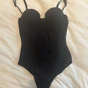 Fleur du Mal black bodysuit - Small